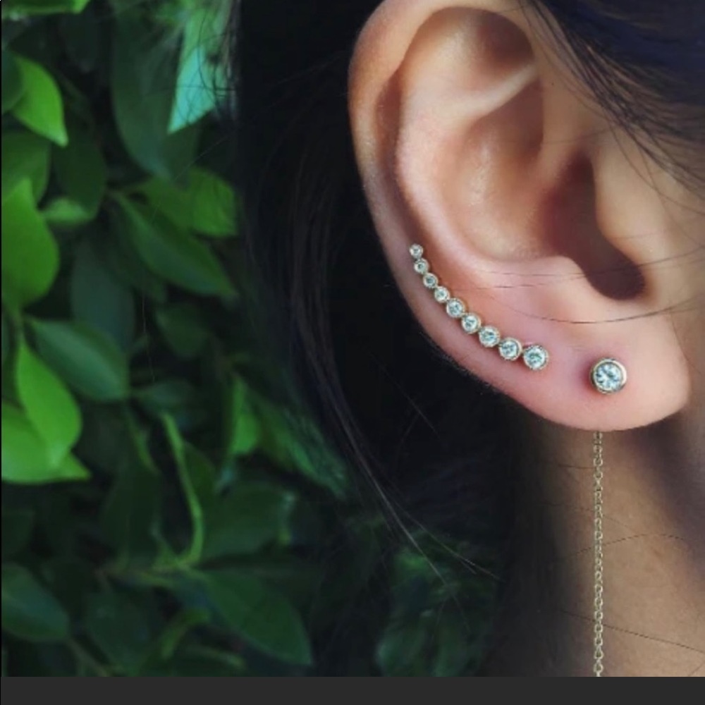 Ef Collection Diamond Ear Climber - image 1